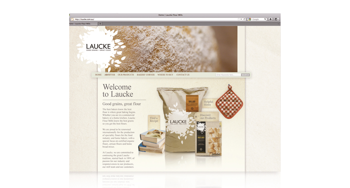 Laucke, Branding Design, Black Squid Design